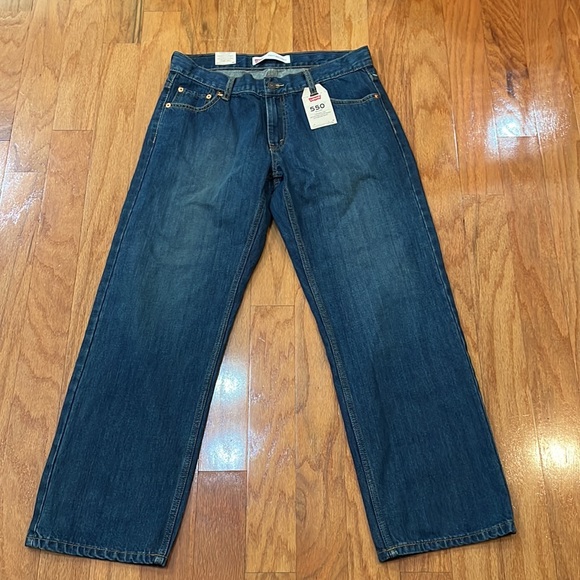 Levi’s Strauss & co 550 NWT 31 x 27 Size 11 Husky Blue Jeans NWT Relaxed Fit - Picture 6 of 12